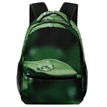 yanfind Children's Backpack  Focus Freshness Purity Dew Plant  Waterdrops Drop Macro Moisture Dewdrops Preschool Nursery Travel Bag