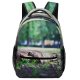 yanfind Children's Backpack  Focus Park Fallen Grass Daylight Blurred Field Mothernature Macro Outdoors Dried Preschool Nursery Travel Bag