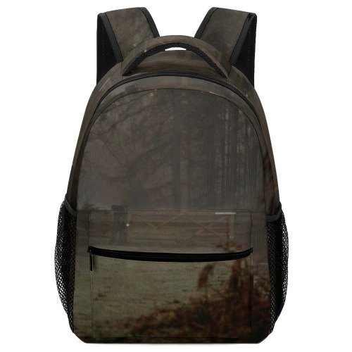 yanfind Children's Backpack Countryside Outdoors Building Rural Art United  Housing Hut Tree Plant Fog Preschool Nursery Travel Bag