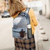 yanfind Children's Backpack Bay Vacation Adventure Landscape Daylight Travel Leisure Island Beach Fashion  Outdoors Preschool Nursery Travel Bag