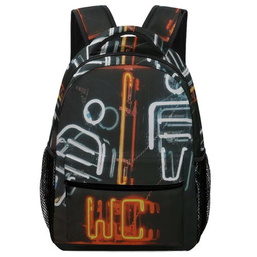 yanfind Children's Backpack Dark Signalise Design Lights Display Signage Preschool Nursery Travel Bag