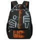 yanfind Children's Backpack Dark Signalise Design Lights Display Signage Preschool Nursery Travel Bag