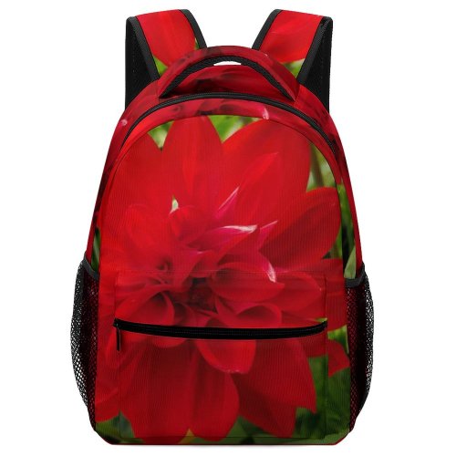 yanfind Children's Backpack  Flower Plant Dahlia Geranium Petal Rose Stunning Season Pretty Bud Blooming Preschool Nursery Travel Bag