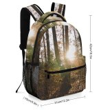yanfind Children's Backpack Forest Tree Sunlight Traverse City United States Flora Land Outdoors Plant Vegetation Preschool Nursery Travel Bag