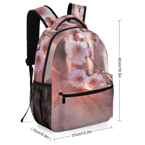 yanfind Children's Backpack  Mississauga Girl Park Beautiful Branch Blossoms Flowers Lights Ontario Buds Growth Preschool Nursery Travel Bag
