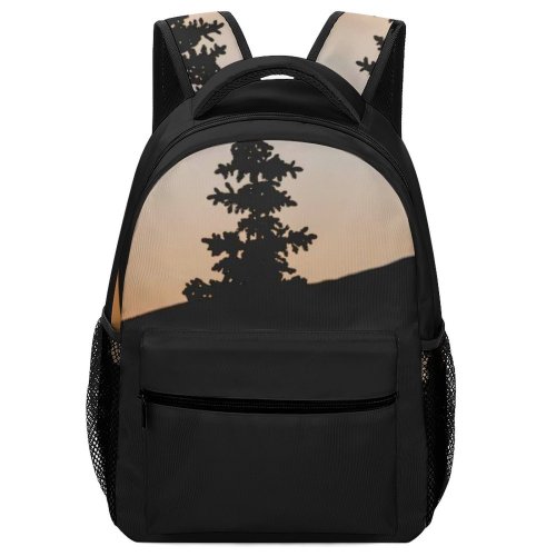 yanfind Children's Backpack Fir Free Pictures Field Grassland Abies Outdoors Mound Plant Tree Images Preschool Nursery Travel Bag