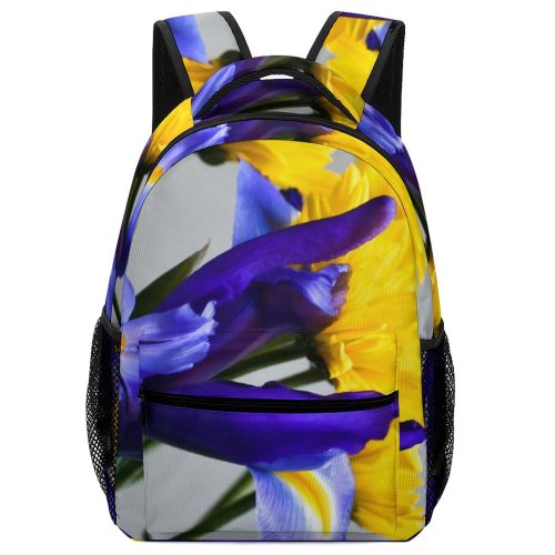 yanfind Children's Backpack  Flower Plant Daisy Petal  Vibrant Violet Anther Daisies Preschool Nursery Travel Bag