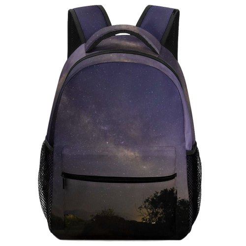 yanfind Children's Backpack Backlit Infinity Dark Exploration Observatory Astrology Sunset Landscape Evening Travel Milky Space Preschool Nursery Travel Bag