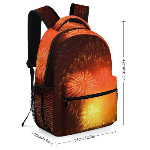 yanfind Children's Backpack Fireworks York City July Th Macy Night Time Excitement Midnight Sky Festival Preschool Nursery Travel Bag