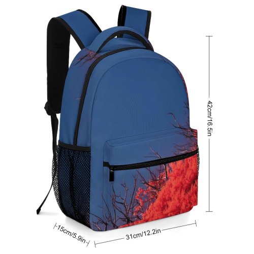 yanfind Children's Backpack Landscape Wallpapers Infrared Pictures Plant Maple Tree Images Leaf Preschool Nursery Travel Bag