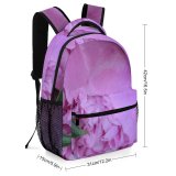 yanfind Children's Backpack  Flower Peony Plant Rose Netherlands Purple Petal Preschool Nursery Travel Bag