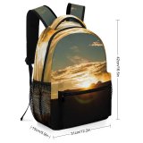 yanfind Children's Backpack  Light Sunlight Outdoors Sky Sunset Sunrise Dawn Dusk  Cloud Hills Preschool Nursery Travel Bag