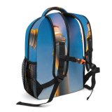 yanfind Children's Backpack Lighthouse Sky   Night Light IPhone Architecture Cape Nelson Preschool Nursery Travel Bag