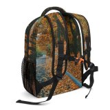 yanfind Children's Backpack Leaf Plant Domain Trunk Pictures Ground Outdoors Tree Maple Public Path Preschool Nursery Travel Bag