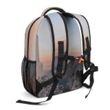 yanfind Children's Backpack  Focus Design Header Rocky Clouds Depth Mountains Slopes Field Structure Cloudiness Preschool Nursery Travel Bag