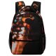 yanfind Children's Backpack  Street Dark Lights Traffic Evening Asphalt Pavement Transportation Reflection Vehicles Road Preschool Nursery Travel Bag
