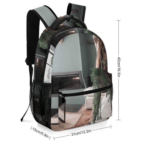 yanfind Children's Backpack Fireplace Trading Design Lamp Home Wood Tripod Table Room Wooden Luxury Sofa Preschool Nursery Travel Bag
