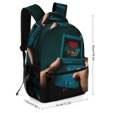 yanfind Children's Backpack  Focus Dark Screen Portable Connection Hands Touch Technology Electronics Video Gaming Preschool Nursery Travel Bag