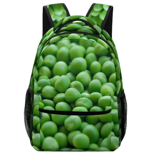 yanfind Children's Backpack Freshness Diet Pasture Pile Vegetables Nutrition Raw Round Legume Preschool Nursery Travel Bag