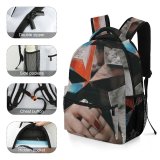 yanfind Children's Backpack Female Christmas Decor Hands Preschool Nursery Travel Bag