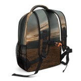 yanfind Children's Backpack Dawn Scenery Tundra Field Sky  Sunlight Sunset Dusk  Outdoors Preschool Nursery Travel Bag