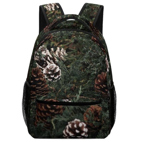 yanfind Children's Backpack Abies Pine Images Conifer Free Plant Pictures Fir Larch Tree Wallpapers Grey Preschool Nursery Travel Bag