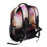 yanfind Children's Backpack Festival Independence Fireworks Colorful Fourth Display Th Eve July Sky Year Preschool Nursery Travel Bag