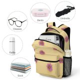 yanfind Children's Backpack Floral Purple Beautiful Pastel Design Flowers Garden Abstract Flora Petals Art Daisies Preschool Nursery Travel Bag