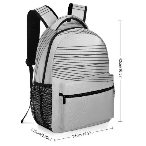 yanfind Children's Backpack Exhibition Design Lights Space Room Light Building Abstract Futuristic Wall Contemporary Natural Preschool Nursery Travel Bag