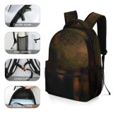 yanfind Children's Backpack Geography Library Read Science Clever Cartography Discovery Literature Intelligent Research Blurred Preschool Nursery Travel Bag