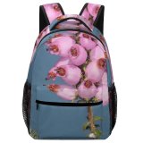 yanfind Children's Backpack Bud Buds Flower Flowers Heather Leaf Leafs Plant Plants Purple Saavem Preschool Nursery Travel Bag
