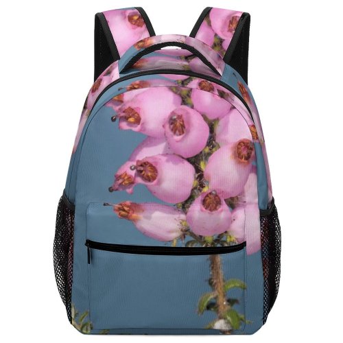 yanfind Children's Backpack Bud Buds Flower Flowers Heather Leaf Leafs Plant Plants Purple Saavem Preschool Nursery Travel Bag