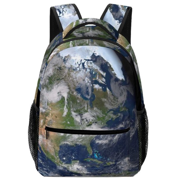 yanfind Children's Backpack Dark Solar Science Discovery Planet Technology Space Galaxy Cosmos Globe Website Preschool Nursery Travel Bag