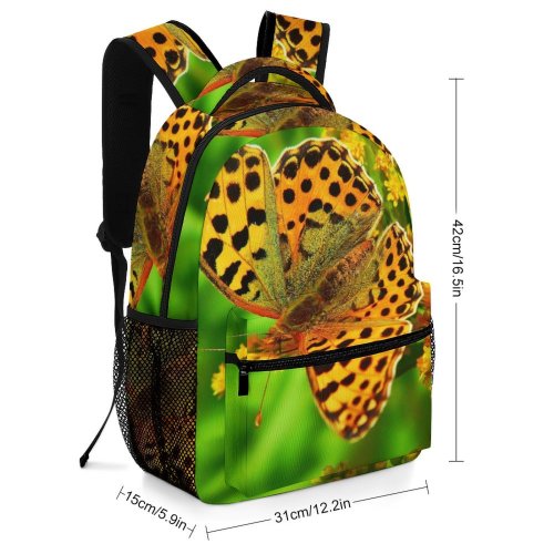 yanfind Children's Backpack Butterfly Insect Invertebrate Monarch Bee Honey Preschool Nursery Travel Bag