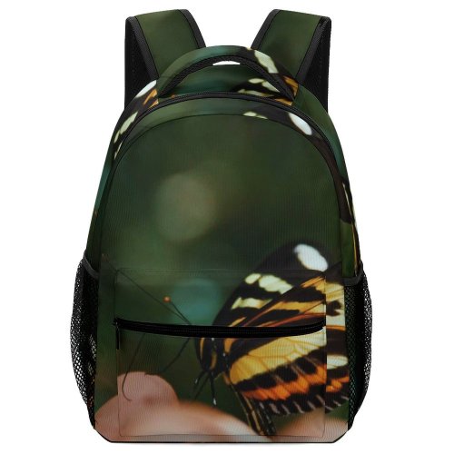 yanfind Children's Backpack  Invertebrate Butterfly Delicate Wing Wild Insect Moth Wildlife Macro Monarch Outdoors Preschool Nursery Travel Bag