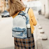 yanfind Children's Backpack Landscape Rock Explore Pictures Alaska Cloud Outdoors Snow  Free Hike Preschool Nursery Travel Bag
