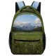 yanfind Children's Backpack Landscape Rural Countryside National Plant Creative Valley Farm Wallpapers Pictures Grassland Preschool Nursery Travel Bag