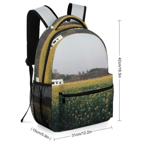 yanfind Children's Backpack Bangladesh Train Farm Vehicle Rural Free Field Grassland Countryside Ishurdi Outdoors Transportation Preschool Nursery Travel Bag