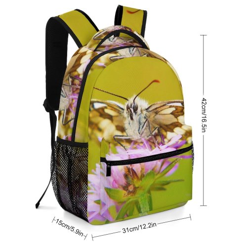 yanfind Children's Backpack Bee Honey Insect Invertebrate Butterfly Plant Pollen Photo Creative Commons Preschool Nursery Travel Bag