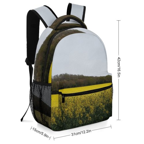 yanfind Children's Backpack Field Grassland Outdoors Countryside Farm Meadow Rural Normandy France Preschool Nursery Travel Bag
