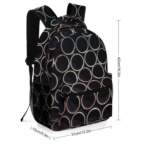 yanfind Children's Backpack Alloy Industrial Metal Design Hole Grid Stock Poland Metallic Expression Warehouse Preschool Nursery Travel Bag