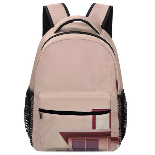 yanfind Children's Backpack Apartments Building Architecture Apartment Exterior Preschool Nursery Travel Bag