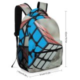 yanfind Children's Backpack  Focus Design Puzzle Abstract Game Mind Cube Cubes Preschool Nursery Travel Bag