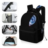 yanfind Children's Backpack Eyes Cat Stalk Stalker Dark Abstract Macro Pupil Hunt Hunter Colorful Preschool Nursery Travel Bag