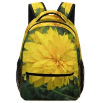 yanfind Children's Backpack Flower Dahlia  Plant Petal Vegetation Preschool Nursery Travel Bag