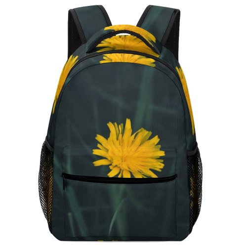 yanfind Children's Backpack Flower Plant  Dandelion Flora  Mans France Asteraceae Garden Desktop Android Preschool Nursery Travel Bag