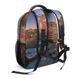 yanfind Children's Backpack Bay Coast Erosion Rocky Coastline Landscape Daylight Mountains Travel Formations Island Buildings Preschool Nursery Travel Bag