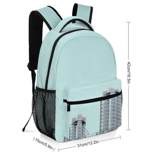 yanfind Children's Backpack Building Housing Urban Architecture City Colnbrook By Pass Harmondsworth United   Chimney Preschool Nursery Travel Bag