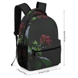 yanfind Children's Backpack Flora Plant Rose Bloom Samsung Leaves Macro Flower Preschool Nursery Travel Bag
