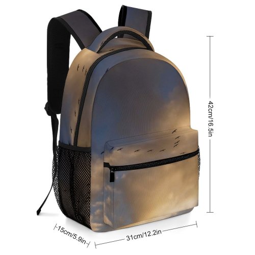 yanfind Children's Backpack Flock Birds La Jolla  Diego  Usa Flying Fly Sky Cloud Preschool Nursery Travel Bag